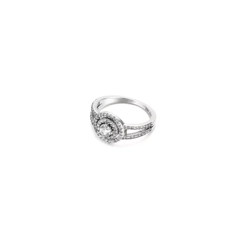 (imagen para) Anillo de doble halo brillante de PANDORA - 199408C01 - Ver 2