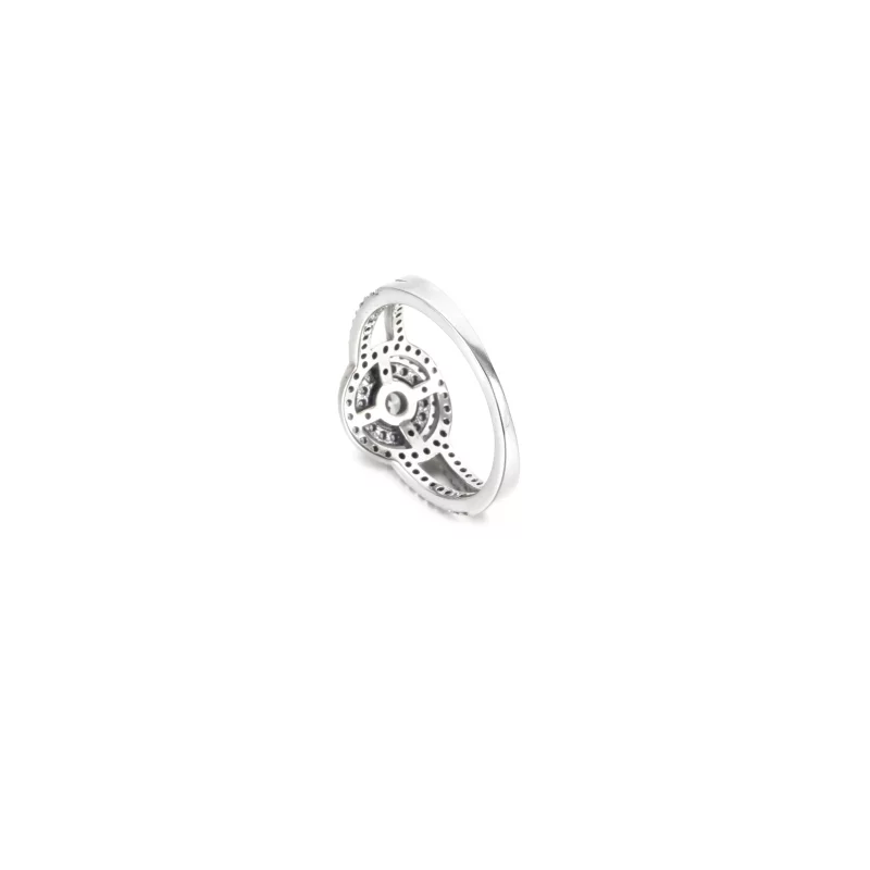 (imagen para) Anillo de doble halo brillante de PANDORA - 199408C01 - Ver 3