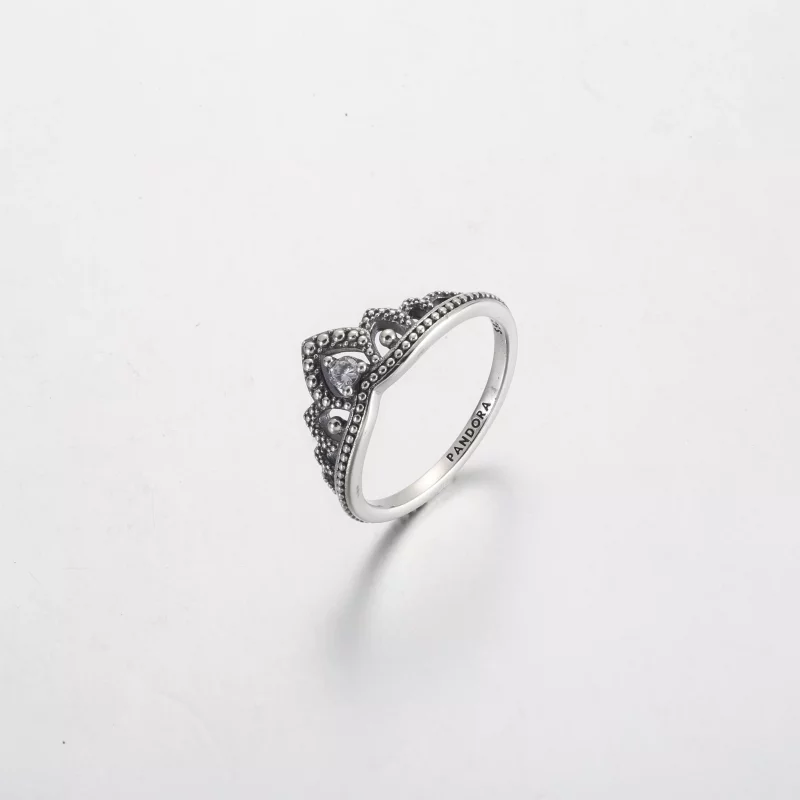 (imagen para) Anillo de tiara con cuentas de Pandora Regal - 192233C01 - Ver 2