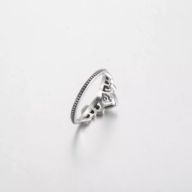 (imagen para) Anillo de tiara con cuentas de Pandora Regal - 192233C01 - Ver 5