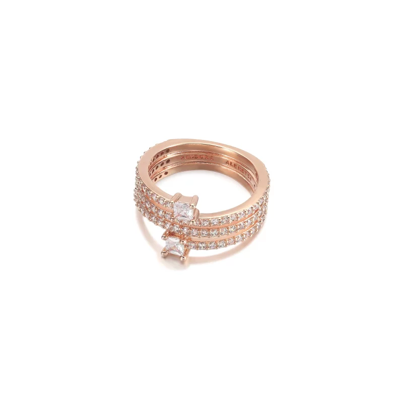 (imagen para) Anillo de triple espiral PANDORA - 180051C01 - Ver 4