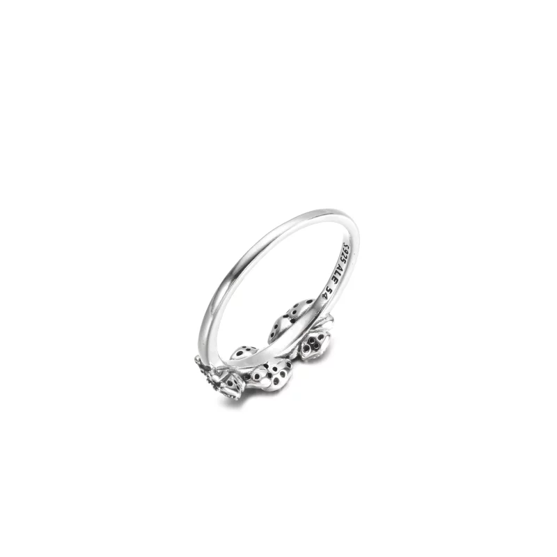 (imagen para) Anillo de triple flor de pensamiento PANDORA - 190786C01 - Ver 5