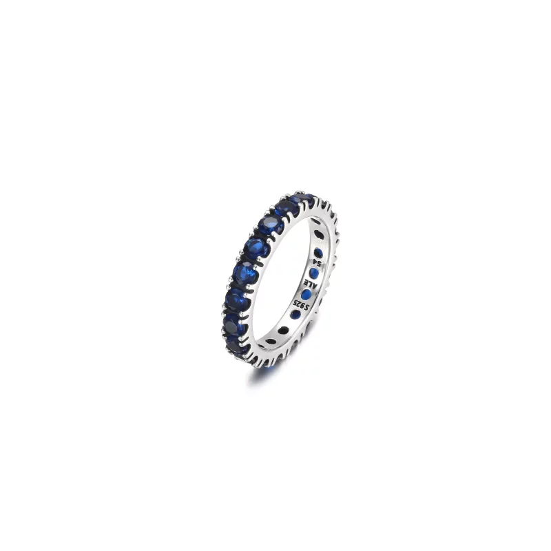 (imagen para) Anillo eterno PANDORA Sparkling Row - 190050C02 - Ver 2