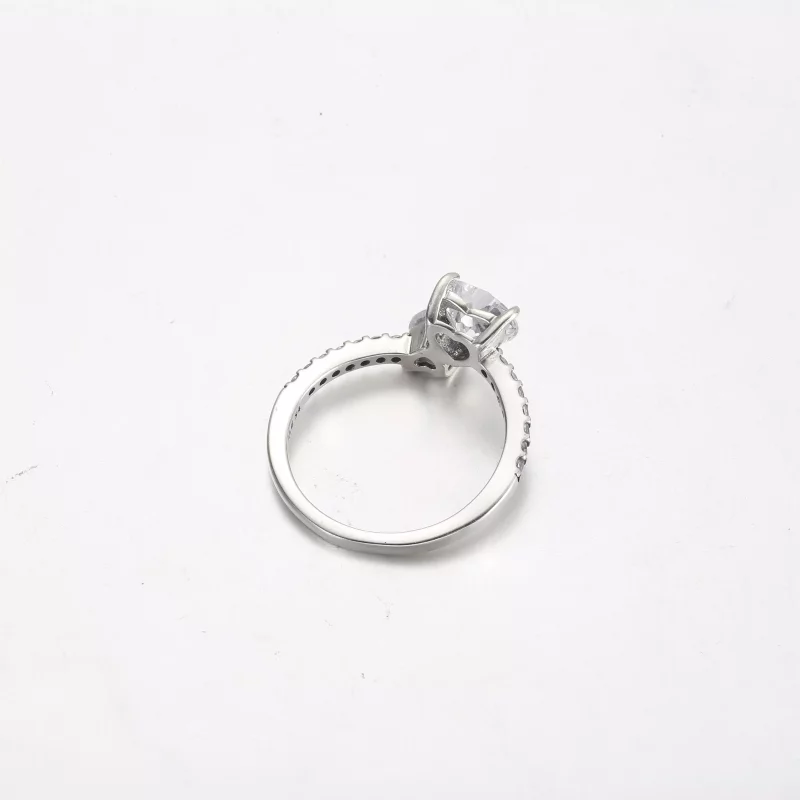 (imagen para) Anillo Pandora con doble corazón brillante - 191198C01 - Ver 3