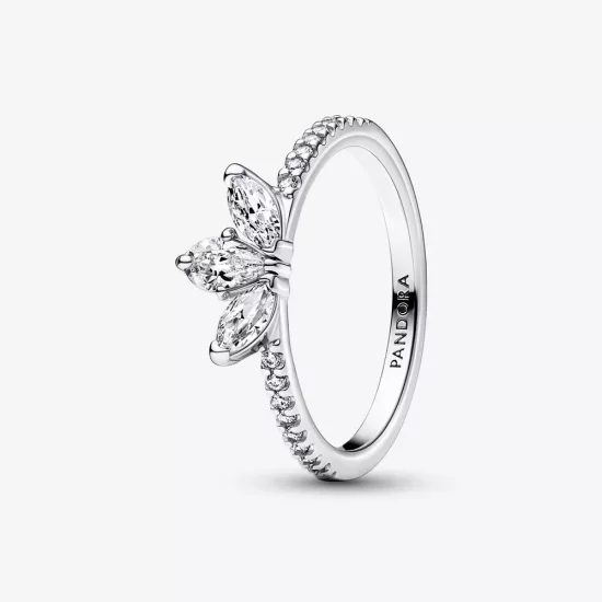 (imagen para) Anillo Pandora con racimo de herbario brillante - 192392C01