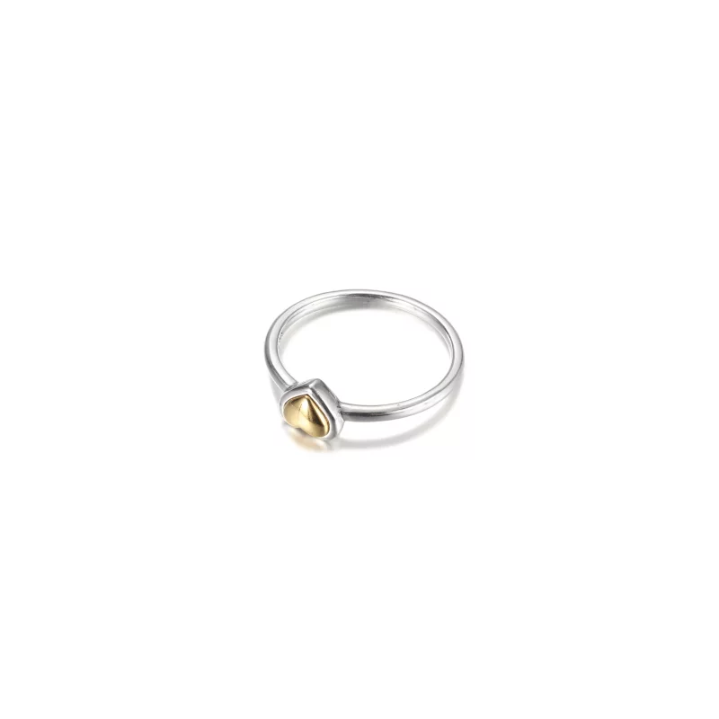 (imagen para) Anillo PANDORA Domed Golden Heart - 199396C00 - Ver 5
