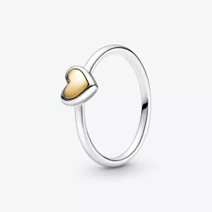 (imagen para) Anillo PANDORA Domed Golden Heart - 199396C00