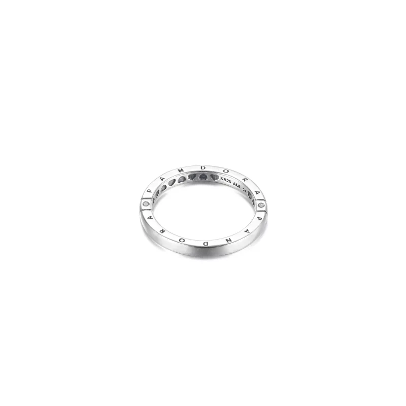 (imagen para) Anillo PANDORA Logo & Hearts - 199482C01 - Ver 5