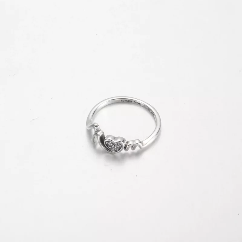 (imagen para) Anillo Pandora Mom con corazón pavé - 191149C01 - Ver 3