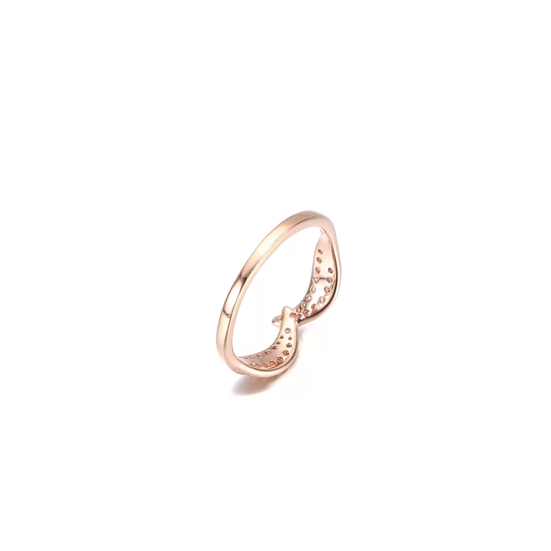 (imagen para) Anillo PANDORA Sparkling Leaves - 189533C01 - Ver 5