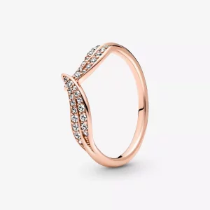 (imagen para) Anillo PANDORA Sparkling Leaves - 189533C01