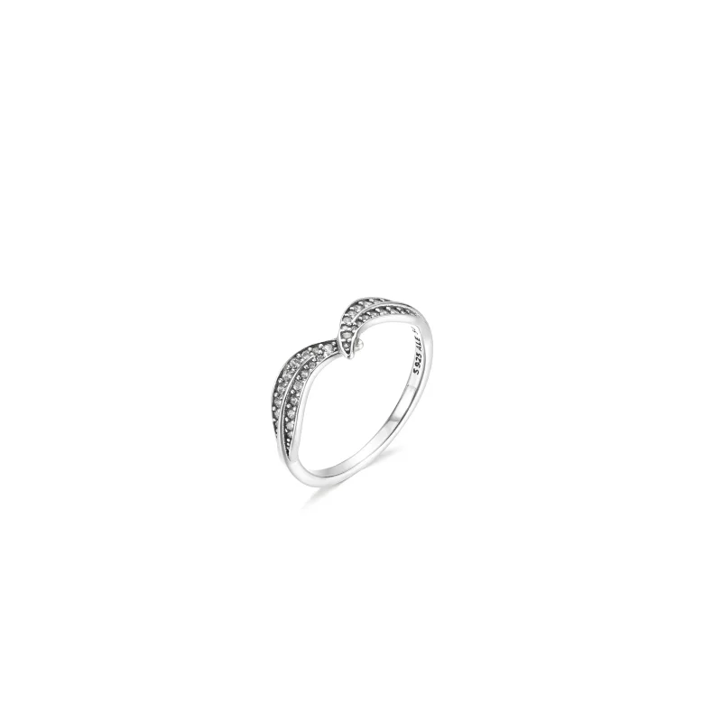 (imagen para) Anillo PANDORA Sparkling Leaves - 199533C01 - Ver 2