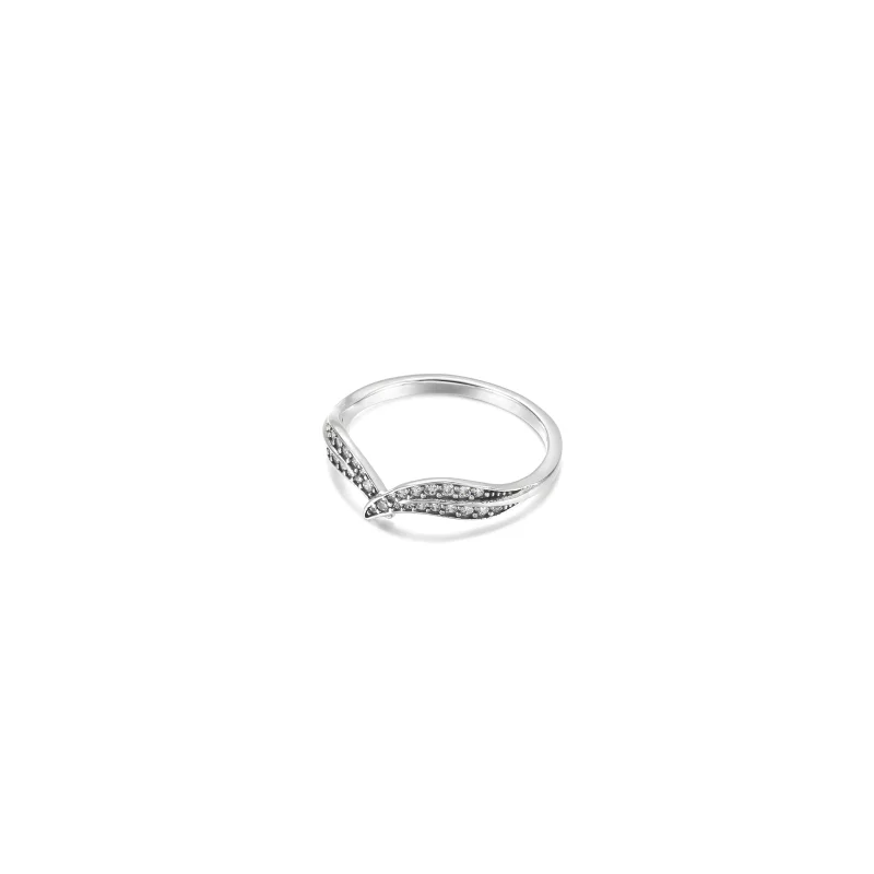 (imagen para) Anillo PANDORA Sparkling Leaves - 199533C01 - Ver 3