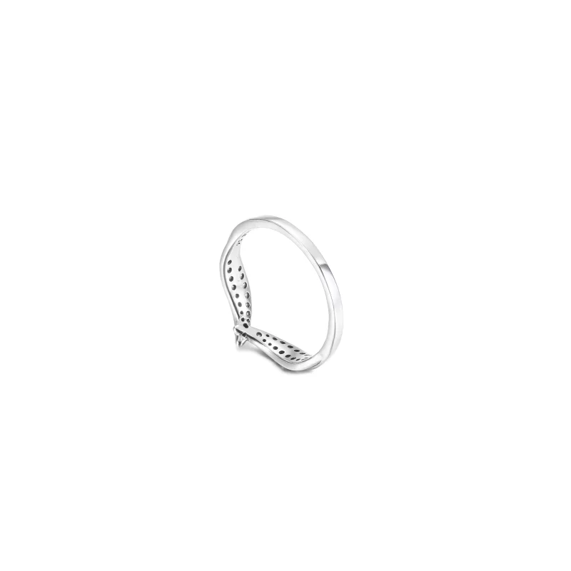 (imagen para) Anillo PANDORA Sparkling Leaves - 199533C01 - Ver 5