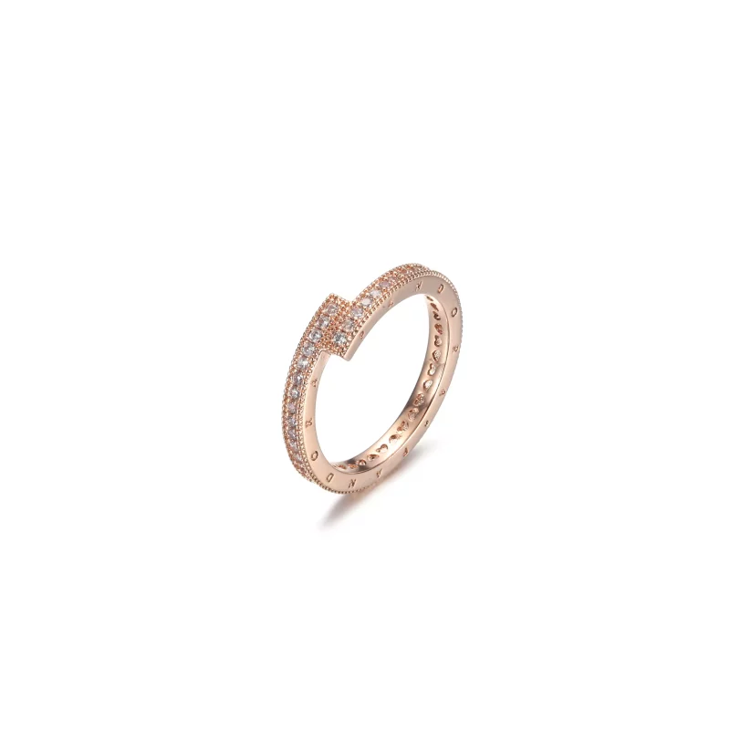 (imagen para) Anillo PANDORA Sparkling Overlapping - 189491C01 - Ver 2