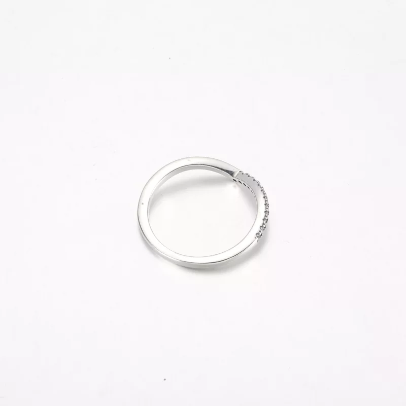 (imagen para) Anillo Pandora Timeless Wish con medias luces brillantes - 192394C01 - Ver 3