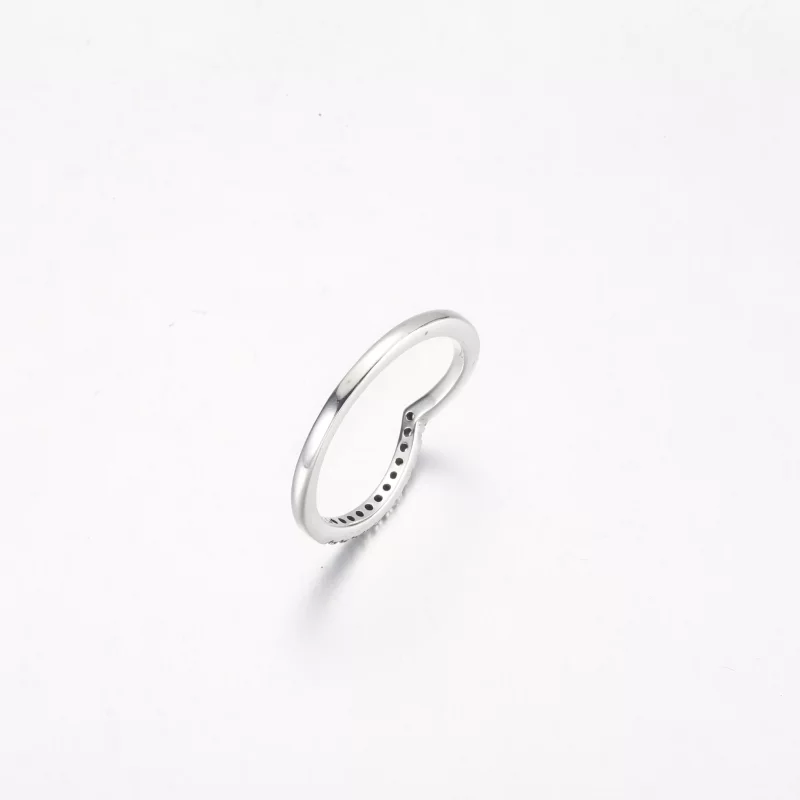 (imagen para) Anillo Pandora Timeless Wish con medias luces brillantes - 192394C01 - Ver 4