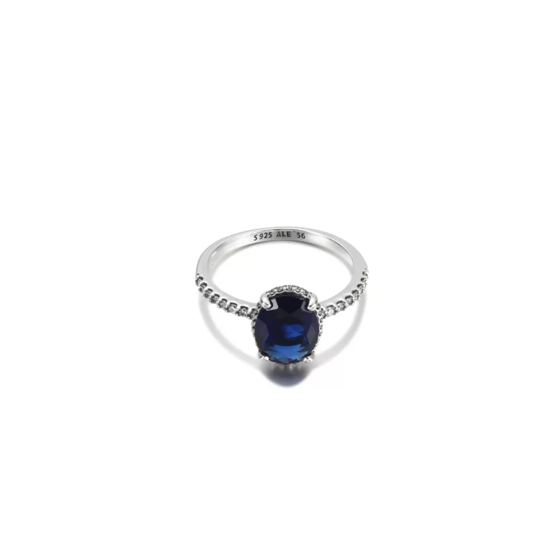 (imagen para) Anillo resplandeciente con halo de declaración PANDORA - 190056C01 - Ver 3