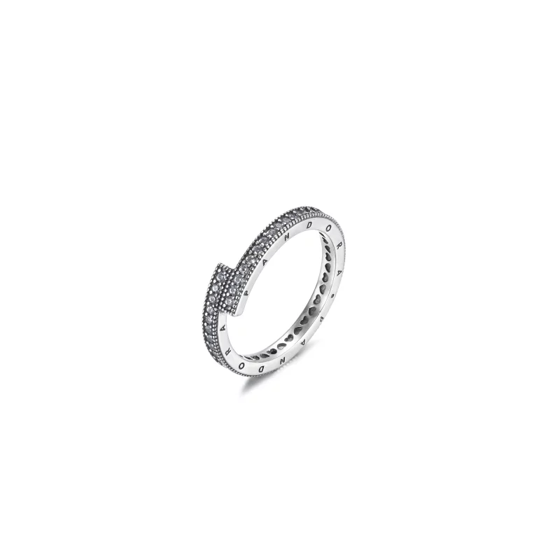 (imagen para) Anillo superpuesto brillante PANDORA - 199491C01 - Ver 2