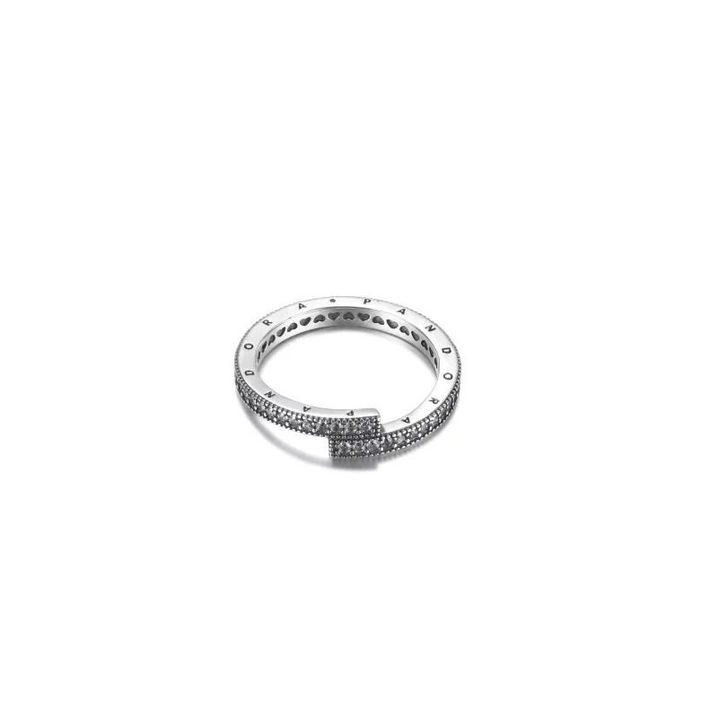 (imagen para) Anillo superpuesto brillante PANDORA - 199491C01 - Ver 3