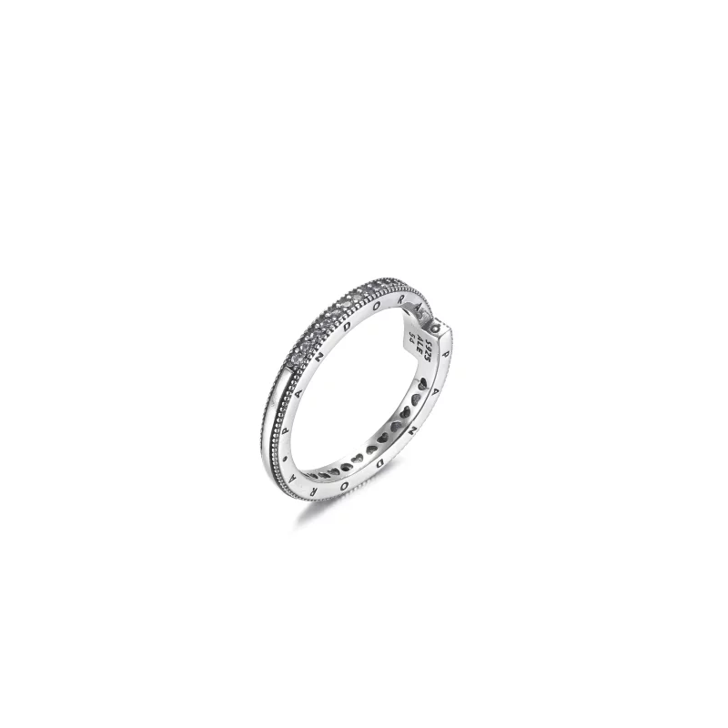 (imagen para) Anillo superpuesto brillante PANDORA - 199491C01 - Ver 4