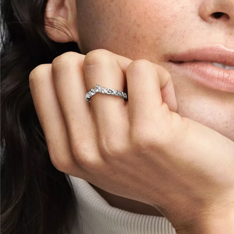 (imagen para) Anillo tiara con espiral real de Pandora - 192232C01 - Ver 6