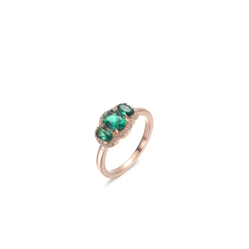 (imagen para) Anillo vintage de tres piedras de PANDORA - 180057C01 - Ver 2