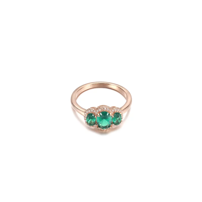 (imagen para) Anillo vintage de tres piedras de PANDORA - 180057C01 - Ver 3