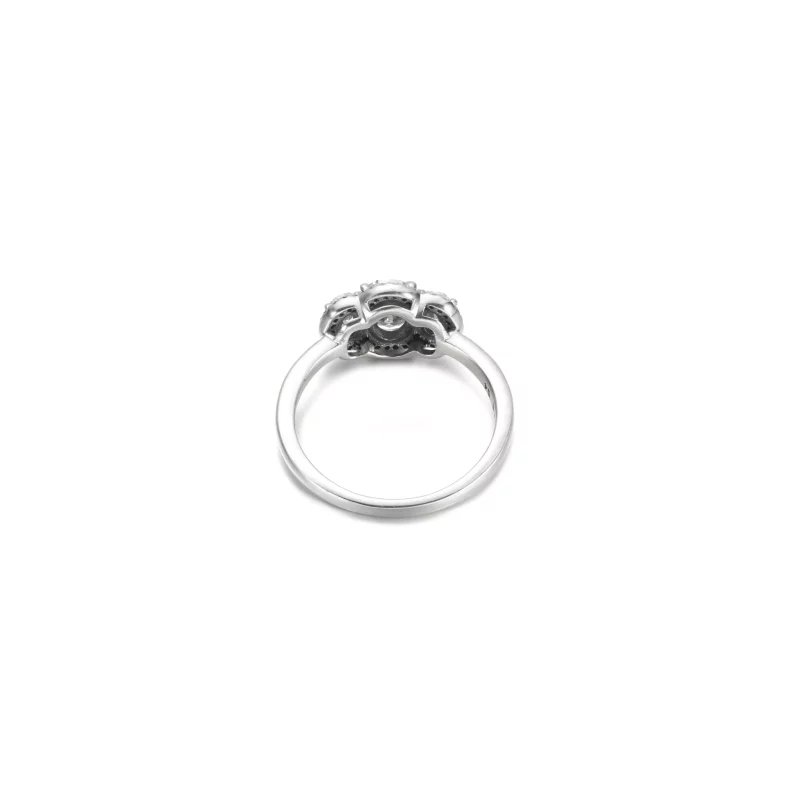 (imagen para) Anillo vintage de tres piedras de PANDORA - 190049C01 - Ver 4