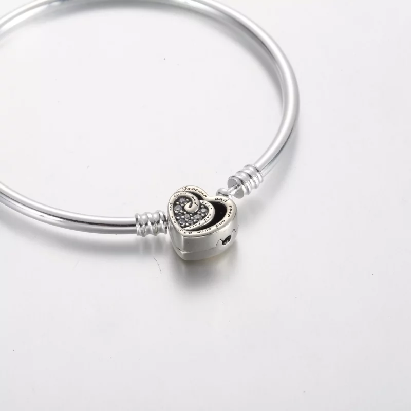 (imagen para) Brazalete con cierre de corazones infinitos entrelazados de Pandora Moments - 59 - Ver 5