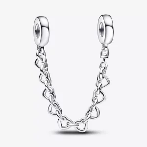 (imagen para) Cadena de seguridad con corazones entrelazados de Pandora - 792274C00
