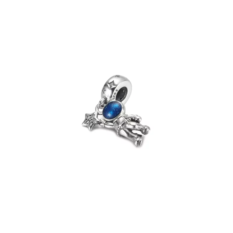 (imagen para) Charm colgante de astronauta en la galaxia de PANDORA - 790030C01 - Ver 4