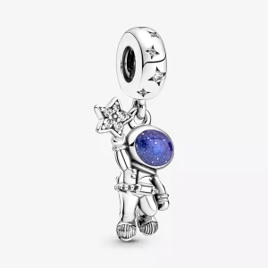(imagen para) Charm colgante de astronauta en la galaxia de PANDORA - 790030C01
