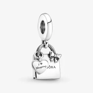 (imagen para) Charm colgante de bolsa de compras de Pandora - 799536C00