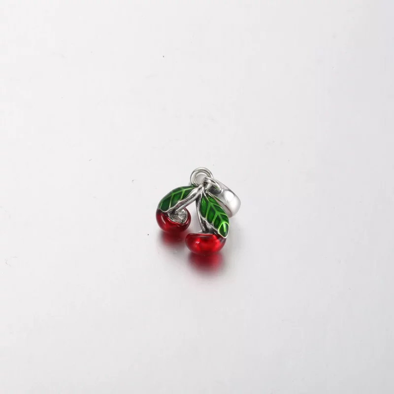 (imagen para) Charm colgante de cereza asimétrico de Pandora - 791583C01 - Ver 4