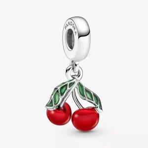 (imagen para) Charm colgante de cereza asimétrico de Pandora - 791583C01