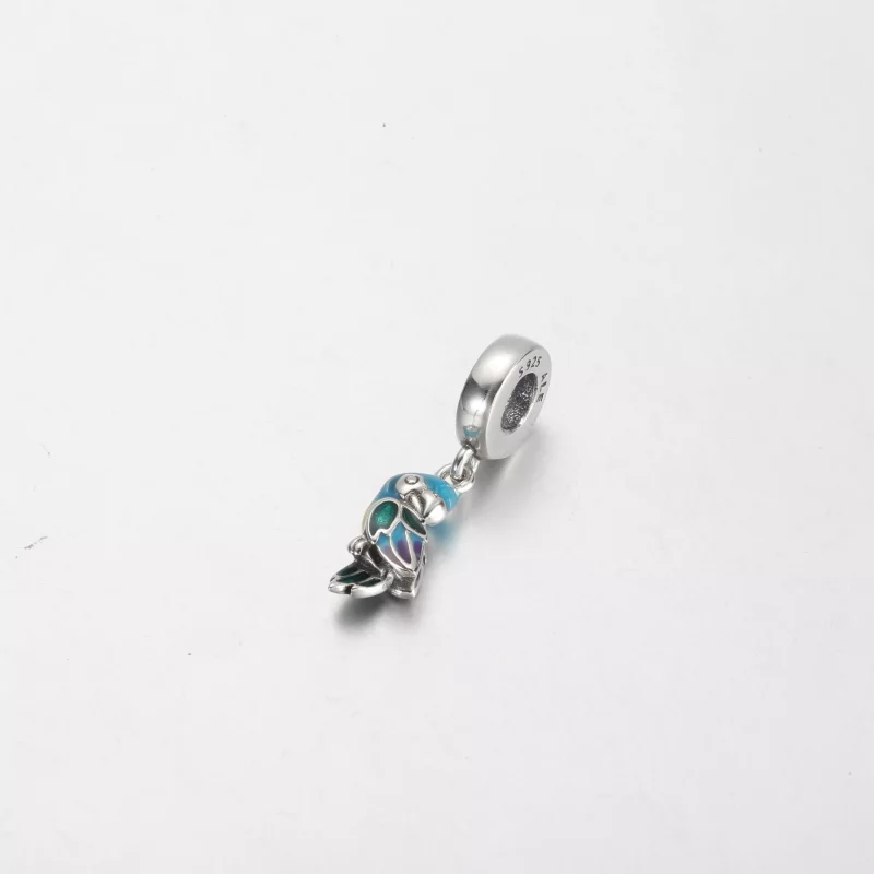 (imagen para) Charm colgante de loro Jungle Paradise de Pandora - 791679C01 - Ver 2