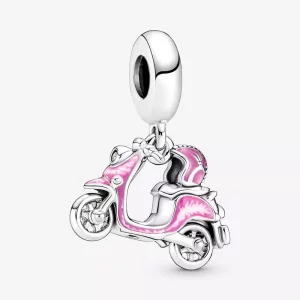 (imagen para) Charm colgante de patinete rosa de Pandora - 791057C01