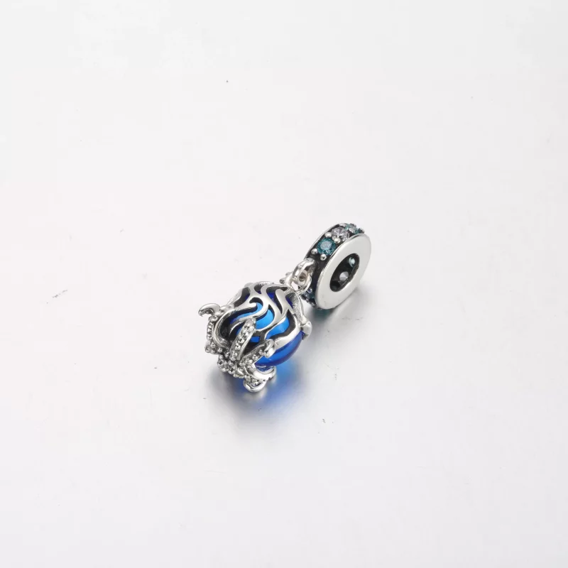 (imagen para) Charm colgante de pulpo de cristal de Murano de Pandora - 791694C01 - Ver 3