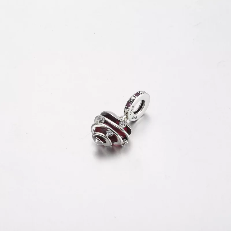 (imagen para) Charm colgante en espiral con forma de corazón Reveal Your Love de Pandora - 791 - Ver 2