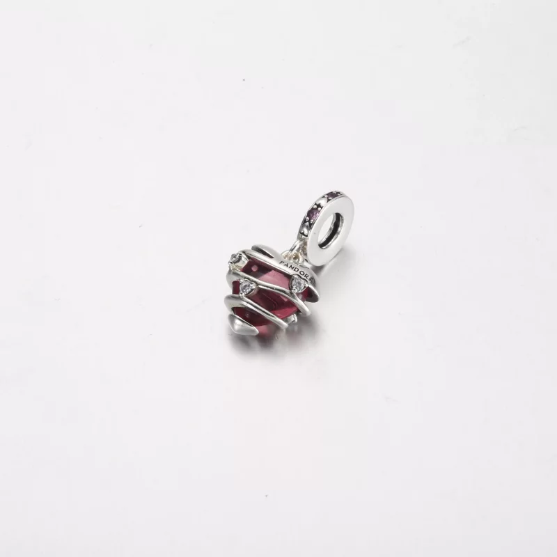 (imagen para) Charm colgante en espiral con forma de corazón Reveal Your Love de Pandora - 791 - Ver 3
