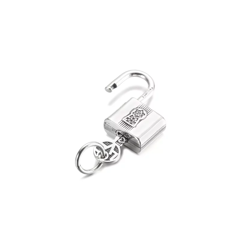 (imagen para) Charm colgante PANDORA Candado y Llave - 790088C01 - Ver 3