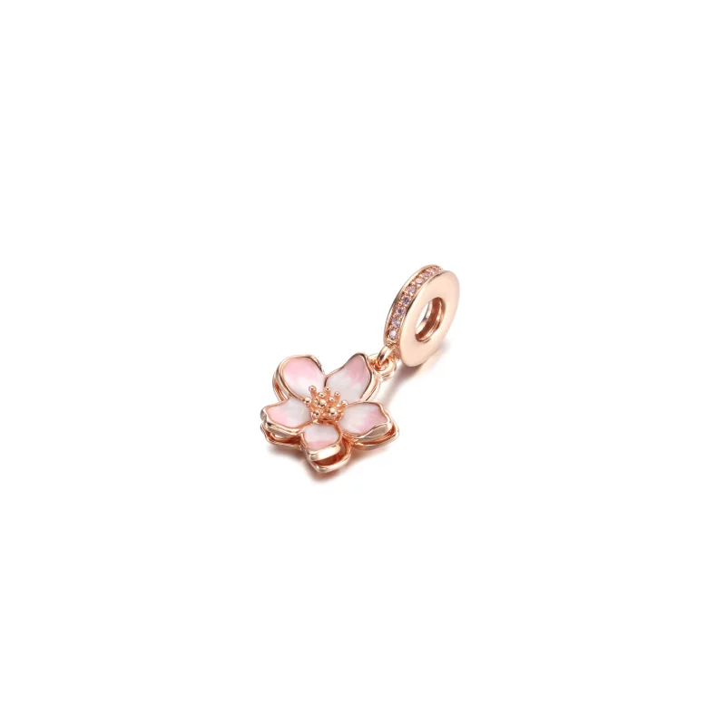 (imagen para) Charm colgante PANDORA Cherry Blossom - 780667C01 - Ver 2