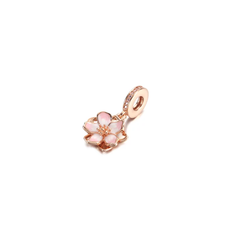 (imagen para) Charm colgante PANDORA Cherry Blossom - 780667C01 - Ver 3