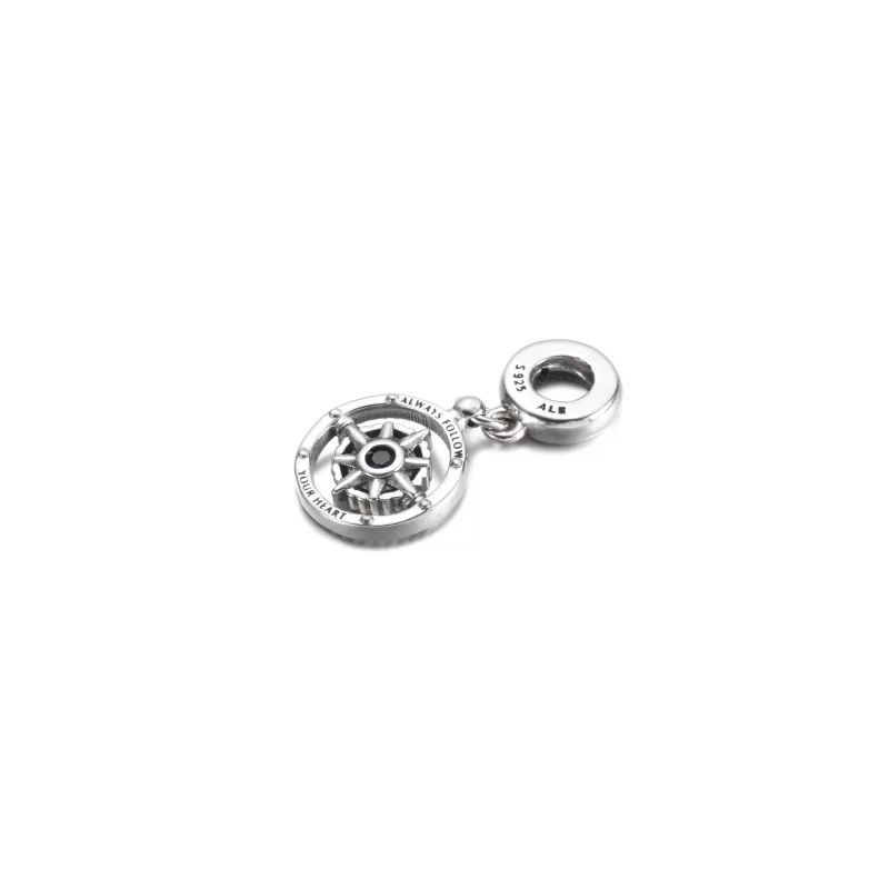 (imagen para) Charm colgante PANDORA con brújula giratoria - 790099C01 - Ver 4