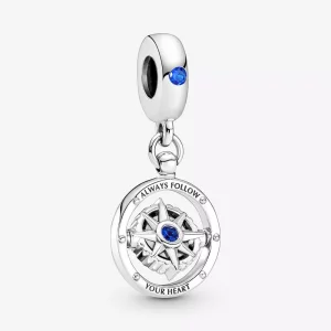 (imagen para) Charm colgante PANDORA con brújula giratoria - 790099C01