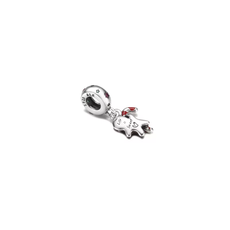 (imagen para) Charm colgante PANDORA Hombrecito de Jengibre - 799637C01 - Ver 3