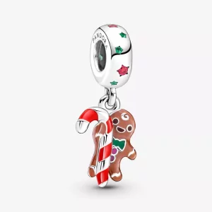 Charm colgante PANDORA Hombrecito de Jengibre - 799637C01 (imagen para) Charm colgante PANDORA Hombrecito de Jengibre - 799637C01