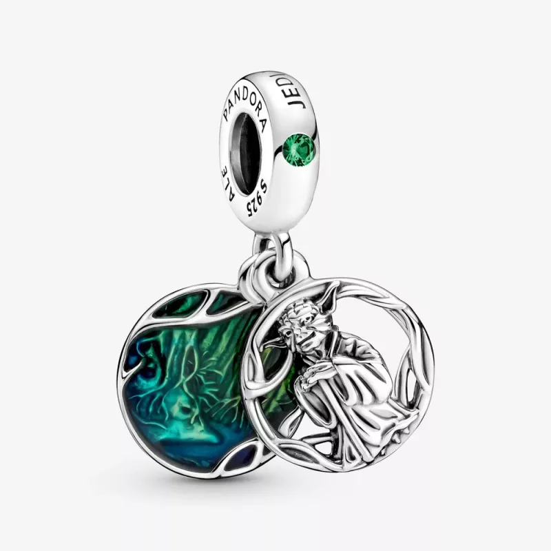 (imagen para) Charm colgante PANDORA Star Wars Yoda - 799501C01