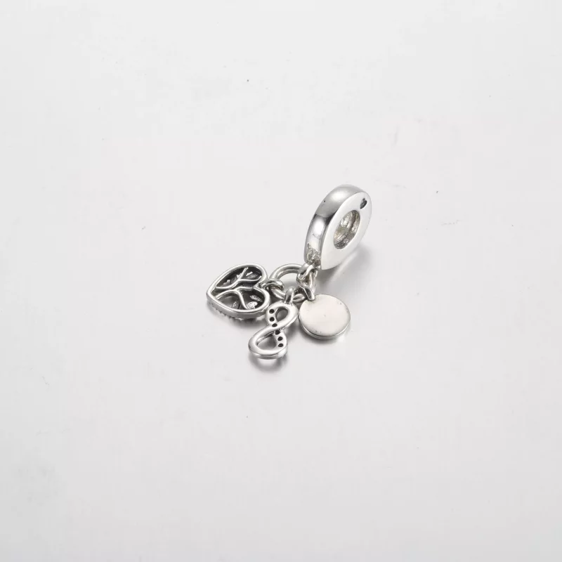 (imagen para) Charm colgante triple infinito de la familia Pandora - 792201C01 - Ver 3